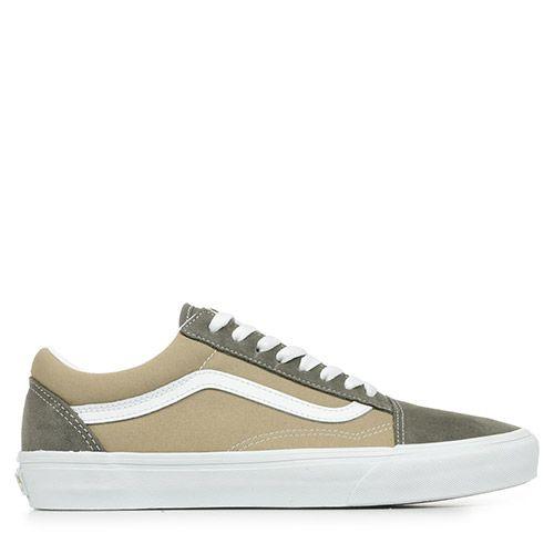 Vans blanche 2024 en cuir